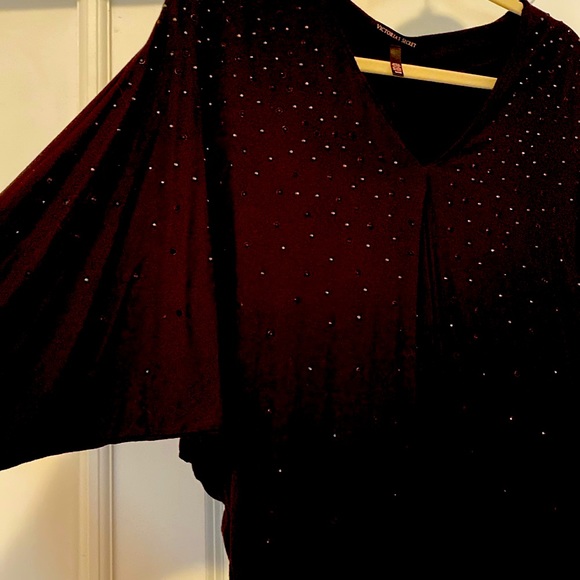 Victoria’s Secret black rhinestones in the front. - Picture 2 of 5